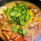 Best 45. Pork Intestine With Pickled Mustard Greens Noodle Soup 酸菜肥肠汤面 in San Francisco, CA
