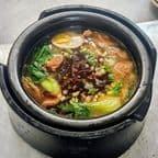 Best 64. Spicy Braised Pork Intestine Mixian Soup 红烧肥肠砂锅米线 in San Francisco, CA